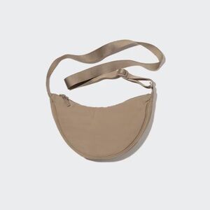 Uniqlo Round Mini Shoulder Bag (Beige) • New With Tags